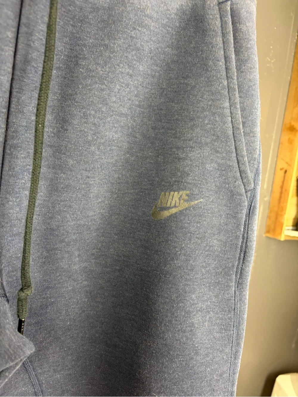 Nike Heather Navy Full-Zip Hoodie